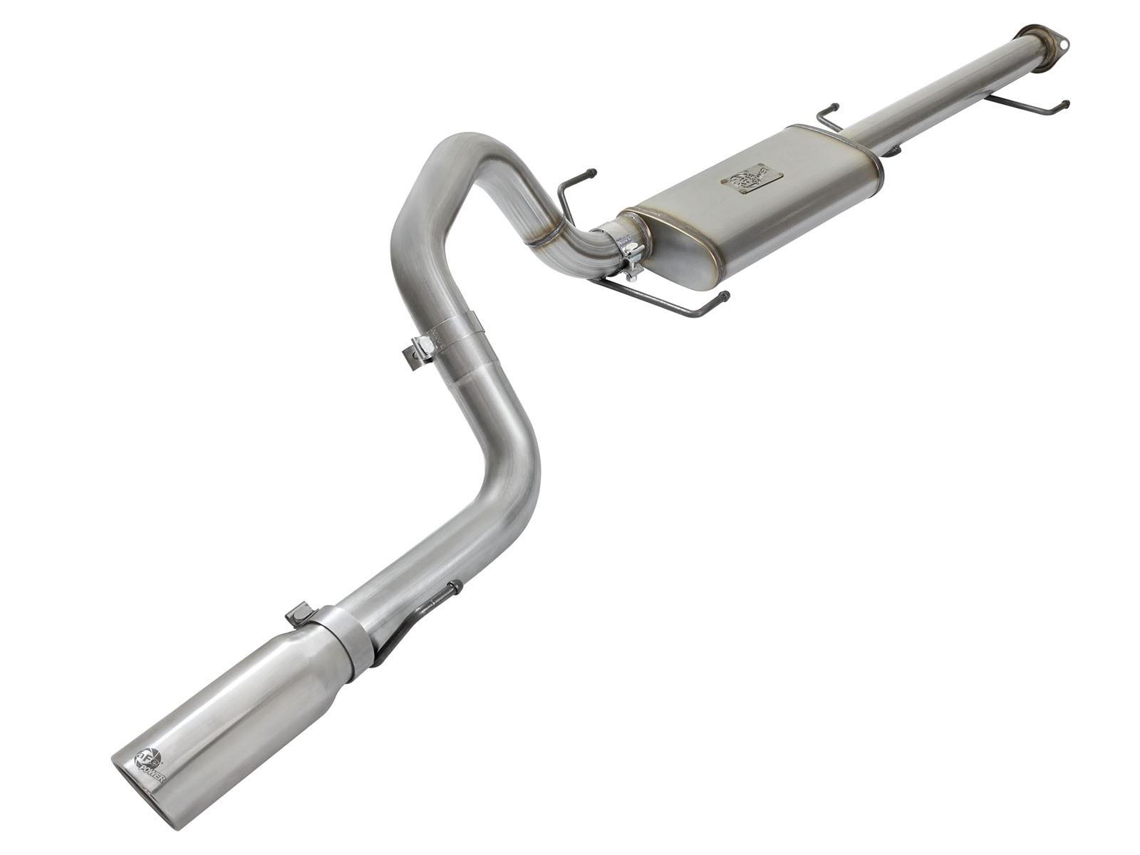 AFE MACH Force-Xp 3 IN 409 Stainless Cat-Back Exhaust System w/ Polished Tip (2007-2014 FJ Cruiser) - 49-46028-P