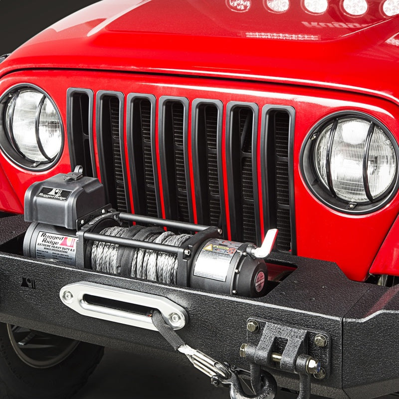 Rugged Ridge Grille Insert Kit Black; 97-06 Jeep Wrangler Tj - 11306.03