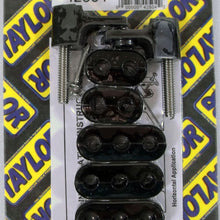 TAYLOR CABLE 7-8mm V6 Horizontal Wire Loom Kit black  - 42504