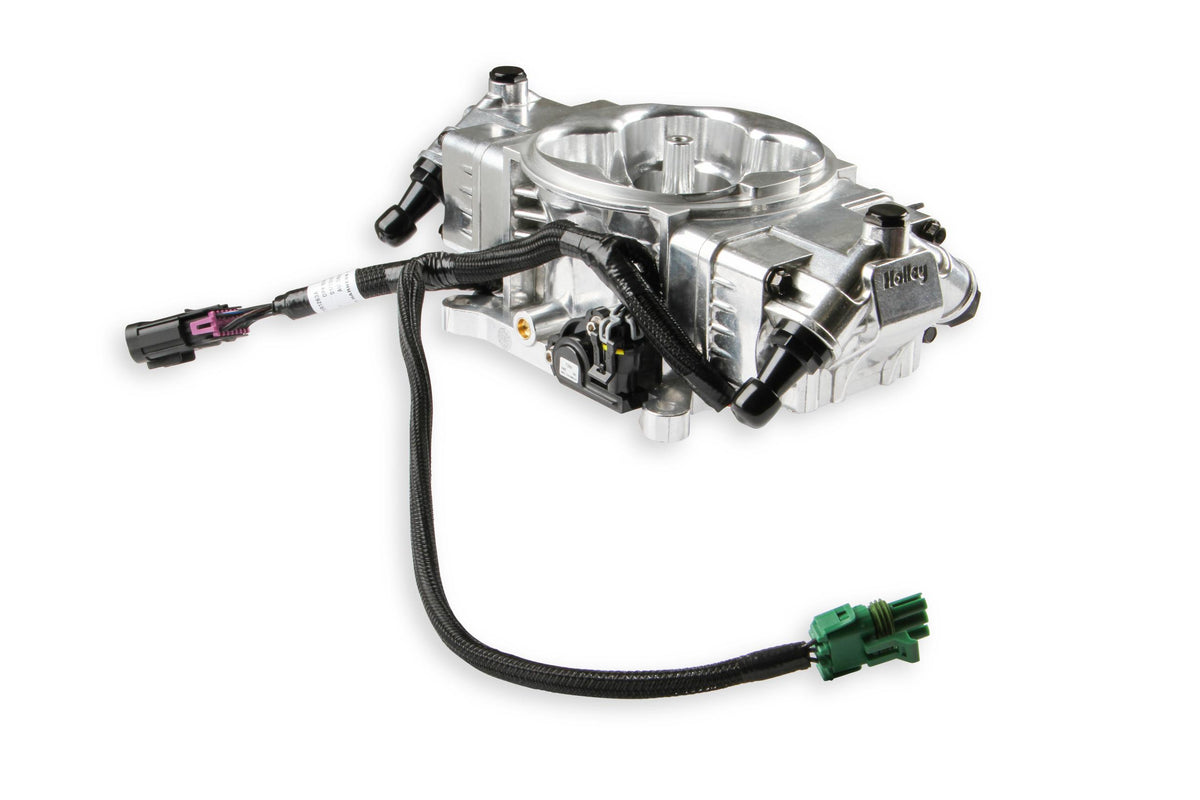 Holley Terminator X Stealth 4150 EFI system with Transmission Control POLISHED - 550-1011