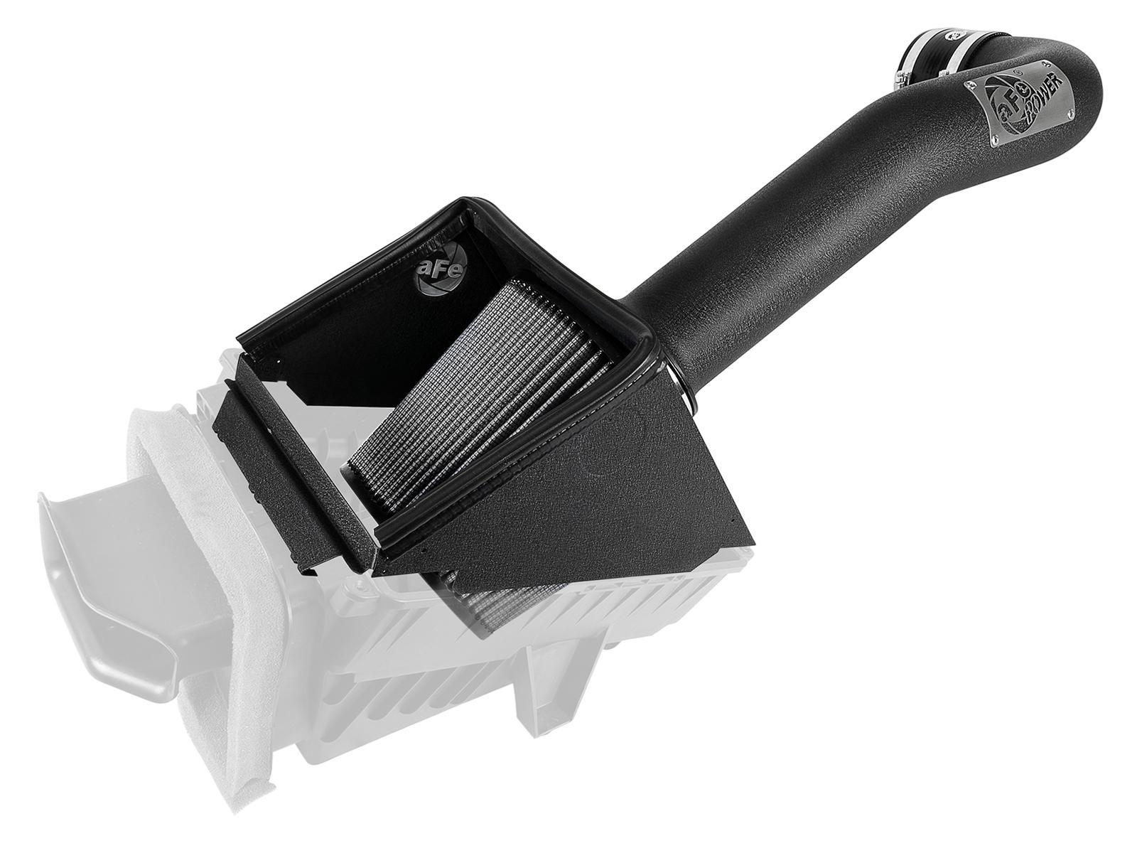 AFE Magnum FORCE Stage-2 Cold Air Intake System w/ Pro DRY S Media (2014-2019 GM Silverado/Sierra 1500 , 2015-2020 Tahoe/Suburban/Yukon/XL/Escalade V8-5.3L/6.2L) - 51-32332