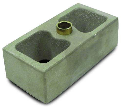 AFCO Aluminum Lowering Block Standard 2 Inch Tall AFCO - 20248