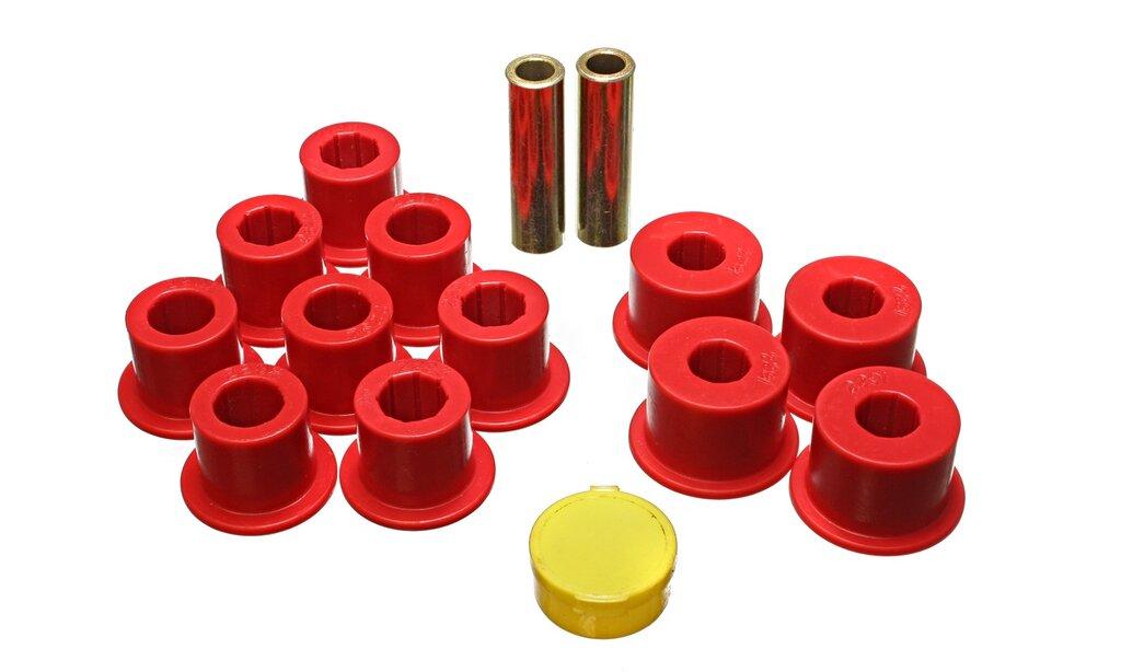 ENERGY SUSPENSION Nissan Rr Spring Bushing Set (1986-1997 Pickup, D21) - 7.2103R