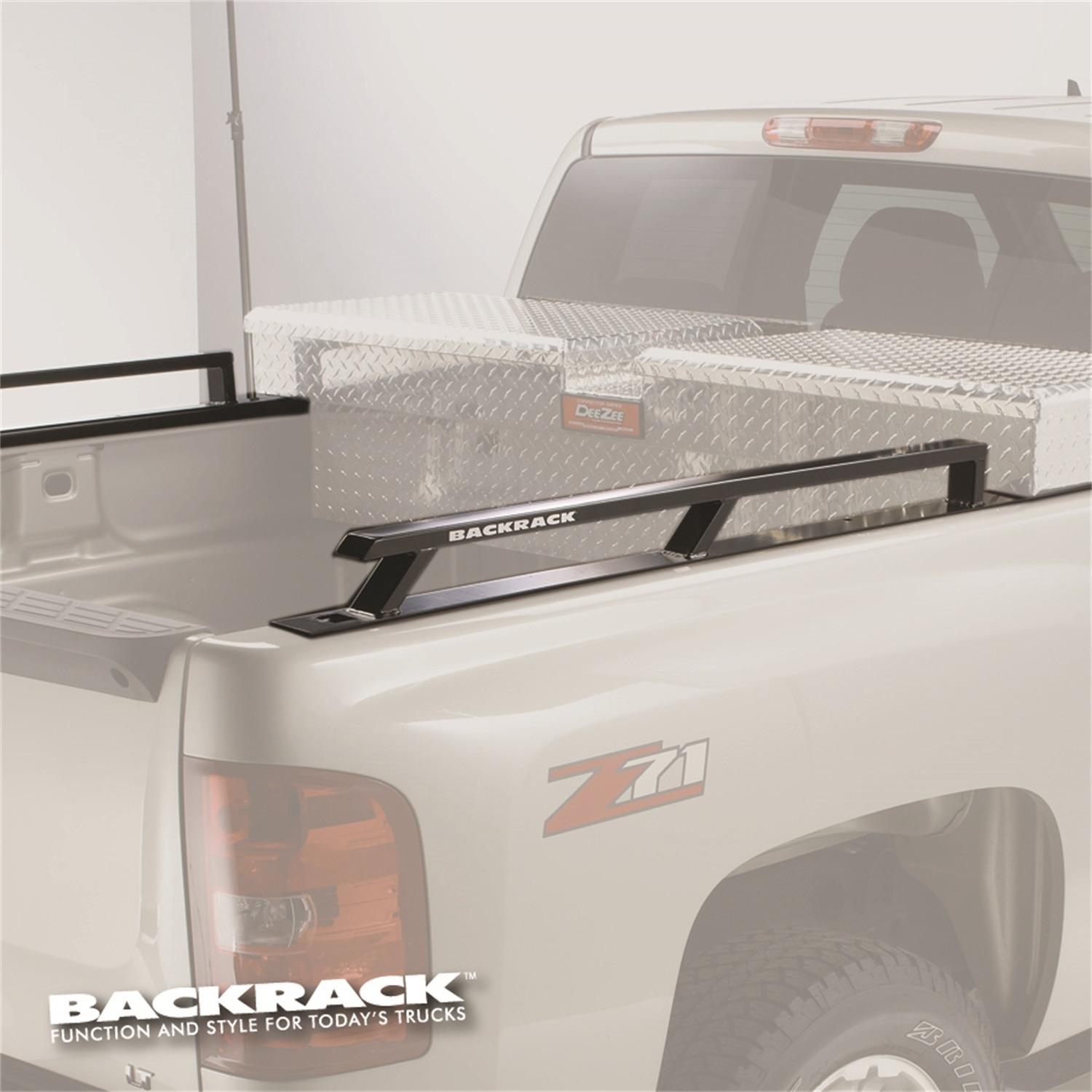 Backrack Side Rails - For Use W/Tool Box 21 In. - 6.7 Ft. Bed - 07-13 Silverado/Sierra - 65519TB