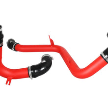 AFE BladeRunner 2-1/2 IN Aluminum Hot and Cold Charge Pipe Kit Red (2013-2018 Focus) - 46-20184-R