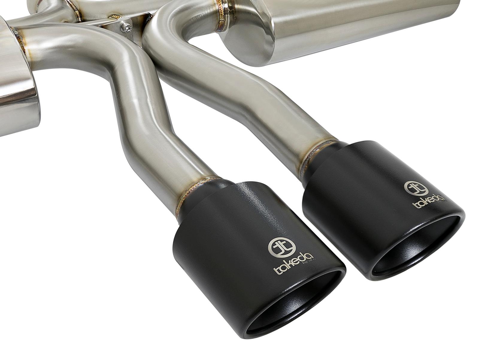 AFE Cat-Back Exhaust System (2017-2019 Honda Civic Si L4-1.5L (t)) - 49-36621-B