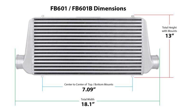 Frostbite Univ Intercooler 11 X 12 X 3 Blk  - FB601B