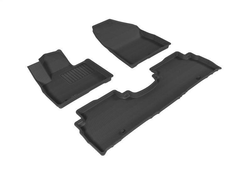 3D MAXpider 2016-2020 Kia Sorento 5-Seat Kagu 1st & 2nd Row Floormats - Black