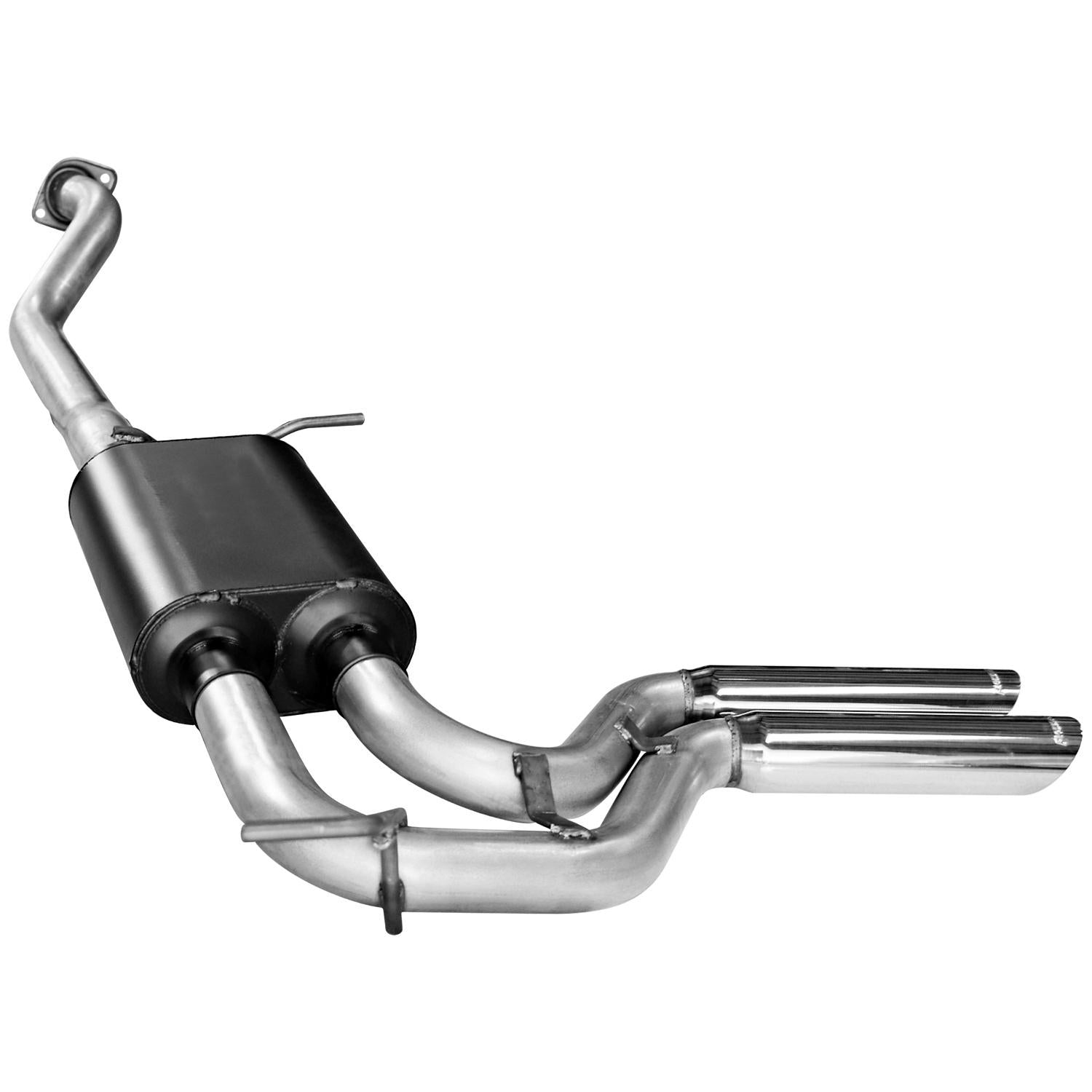 Flowmaster Cat-back System - Dual Same Side Exit - American Thunder - Aggressive Sound