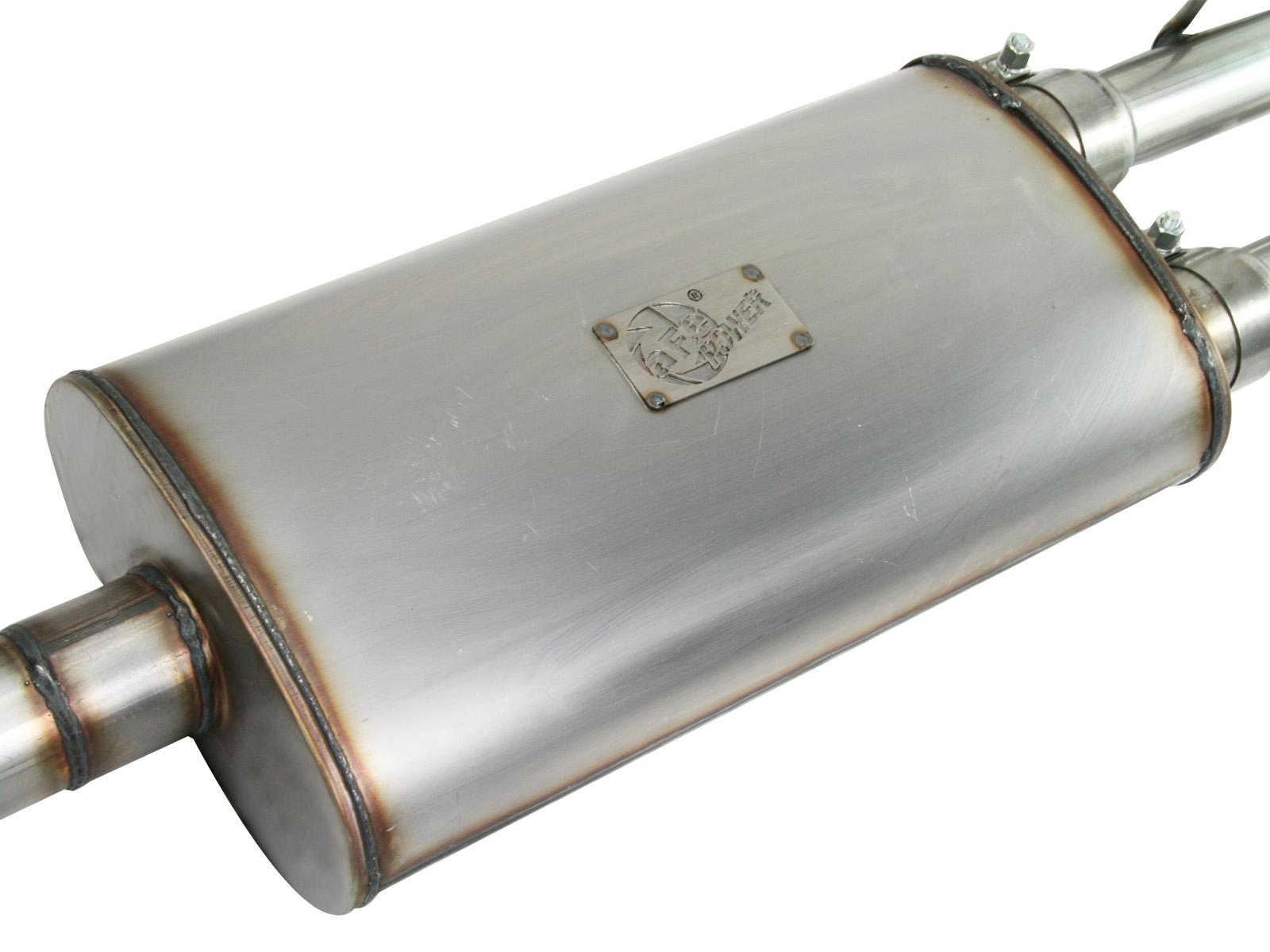 AFE MACH Force-Xp 3 IN 409 Stainless Steel Cat-Back Exhaust System w/Black Tip (2007-2009 Tundra) - 49-46006-B