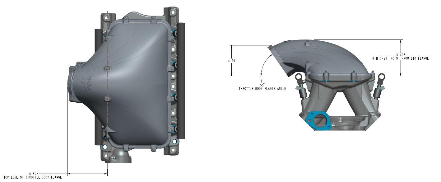 Holley 300-301 Lid, Cast Hi Ram Side Entry Ford 105Mm