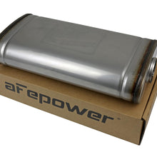 AFE MACH Force-Xp 304 Stainless Steel Muffler (2-1/2 IN ID Center/Offset x 9 IN W x 4 IN H x 18 IN L - Oval Body) - 49M30019