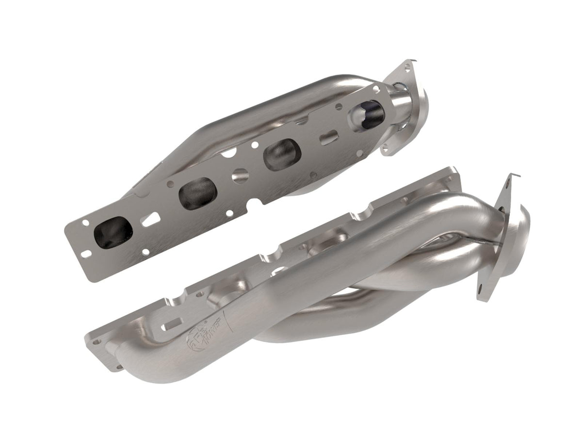 AFE Twisted Steel 1-5/8 IN to 2-1/4 IN 304 Stainless Headers w/ Raw Finish (Jeep Grand Cherokee (WK2) 11-21/ Dodge Durango 11-24 V8-5.7L HEMI) - 48-38029