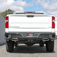 aFe XV 4" to Dual 3" 304 Stainless Steel Cat-Back Exhaust System w/ Cut Out (2019-2022 GM Silverado / Sierra 1500 V8-6.2L)- 49-34140