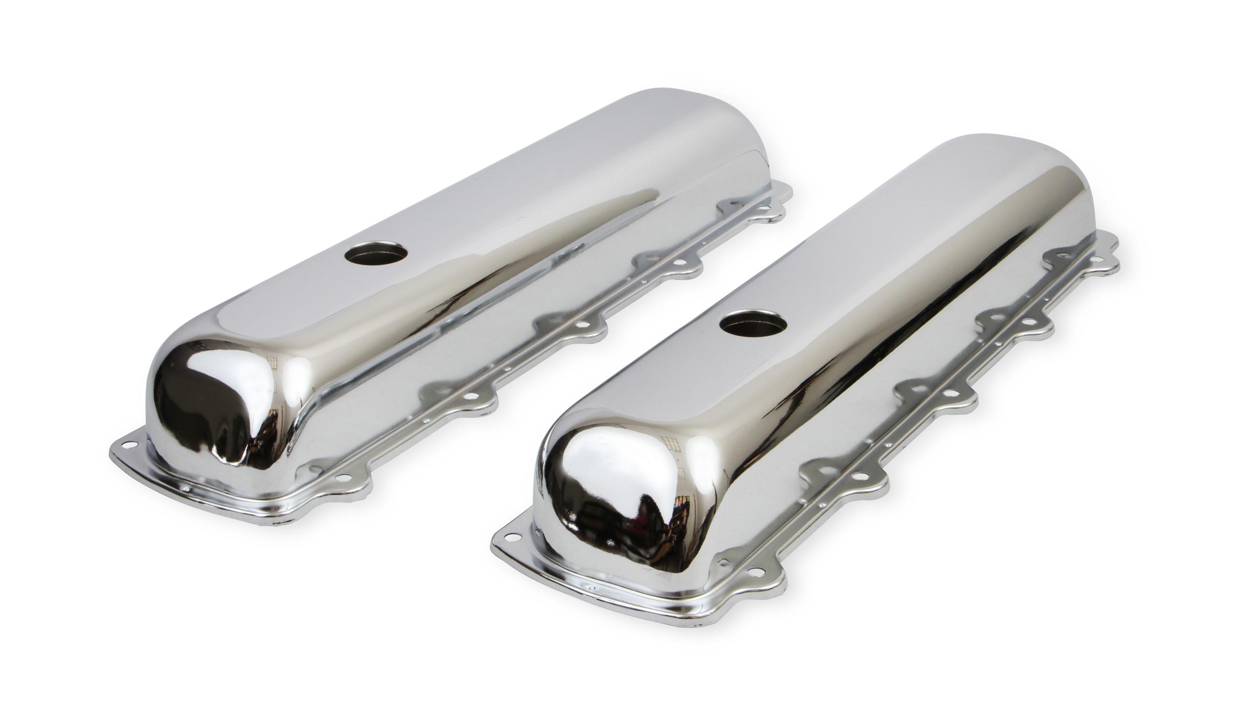 Mr. Gasket Chrome Valve Covers without Baffle.  - 9422