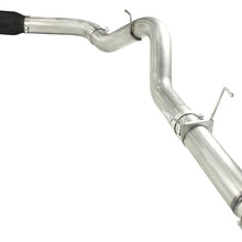 AFE ATLAS 5 IN Aluminized Steel DPF-Back Exhaust System w/Black Tip (2007-2012 2500, 3500, Ram 2500, Ram 3500) - 49-02016-B