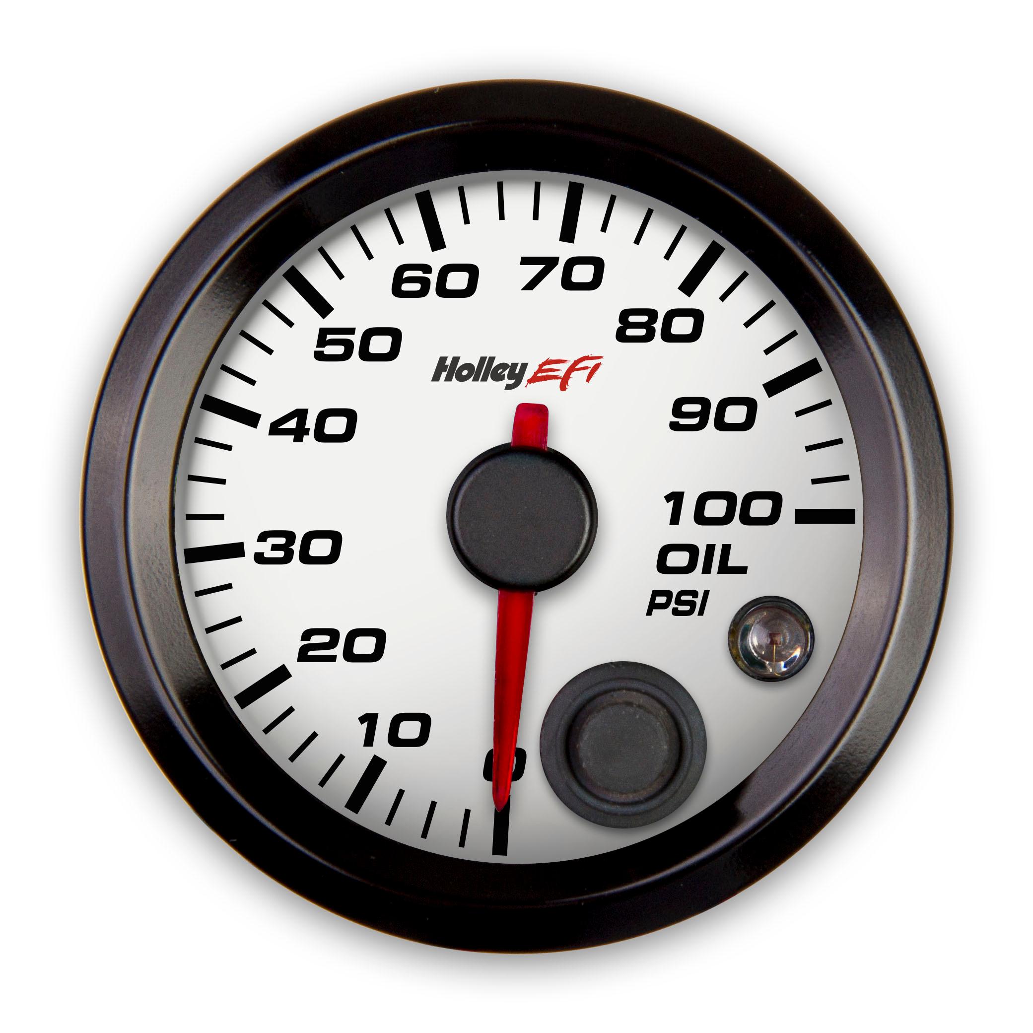 Holley Oil Pressure Gauge.  - 553-127W