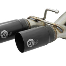AFE Rebel Series 3 IN Cat-Back Exhaust System w/ Dual Mid-Side Exit Black Tips (2016-2021 Tacoma) - 49-46032-B