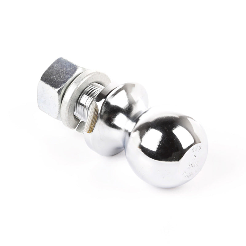 Rugged Ridge Trailer Hitch Ball 2 Inch Ball 1 Inch Diameter Shank Chrome - 11305.03
