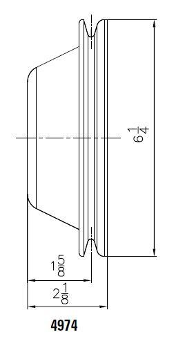 Mr. Gasket Water Pump Pulley - Chrome - Single Groove.  - 4974