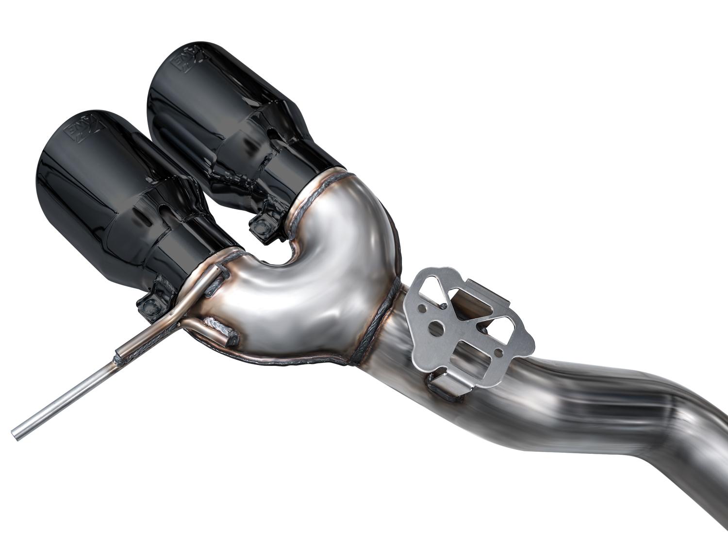 AWE Track Edition Exhaust for BMW G87 M2 - Diamond Black Tips - 3020-43487