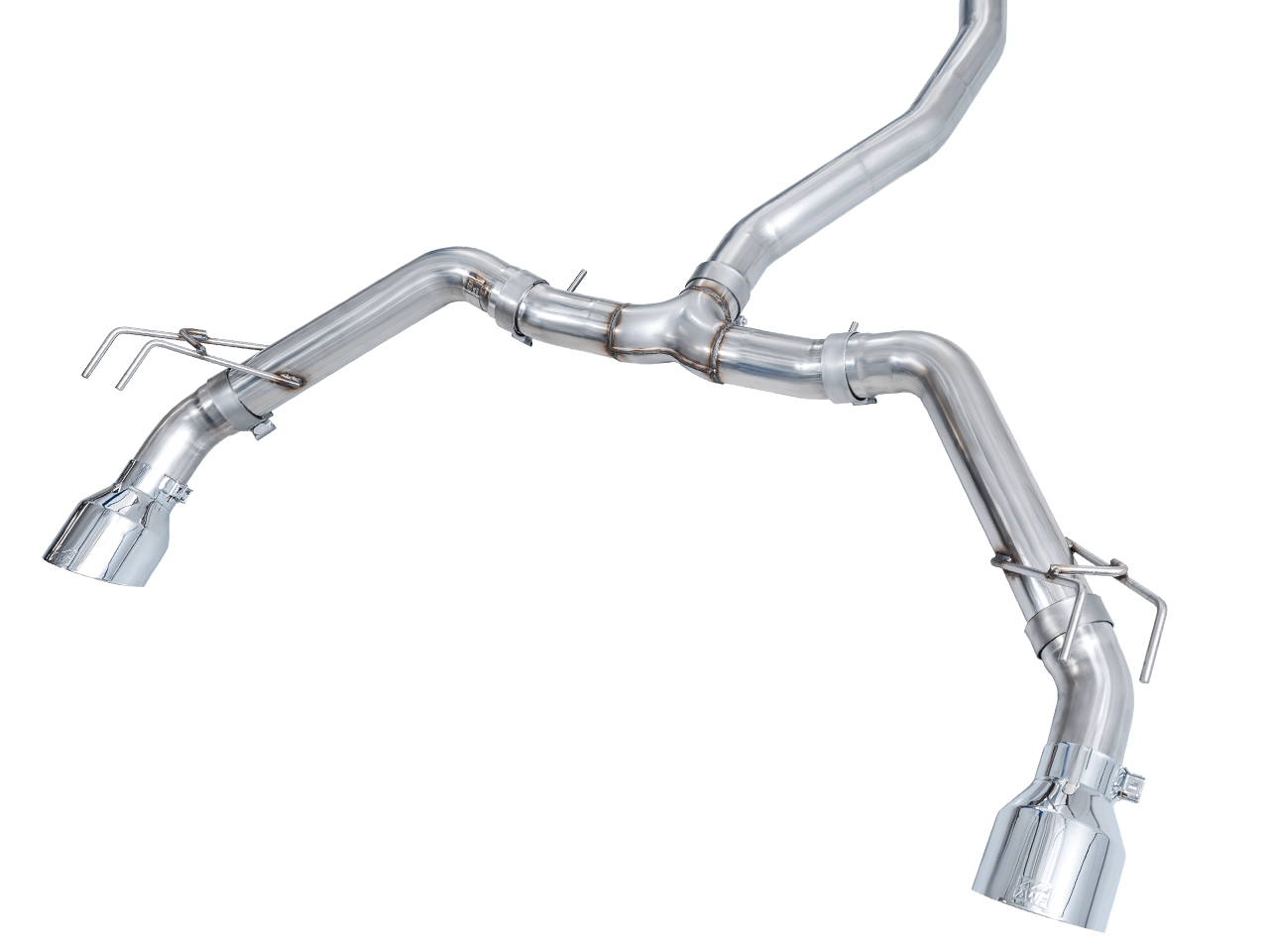 AWE Track Edition for FE1 Civic Si/DE4 Acura Integra- Chrome Tips - 3020-32331