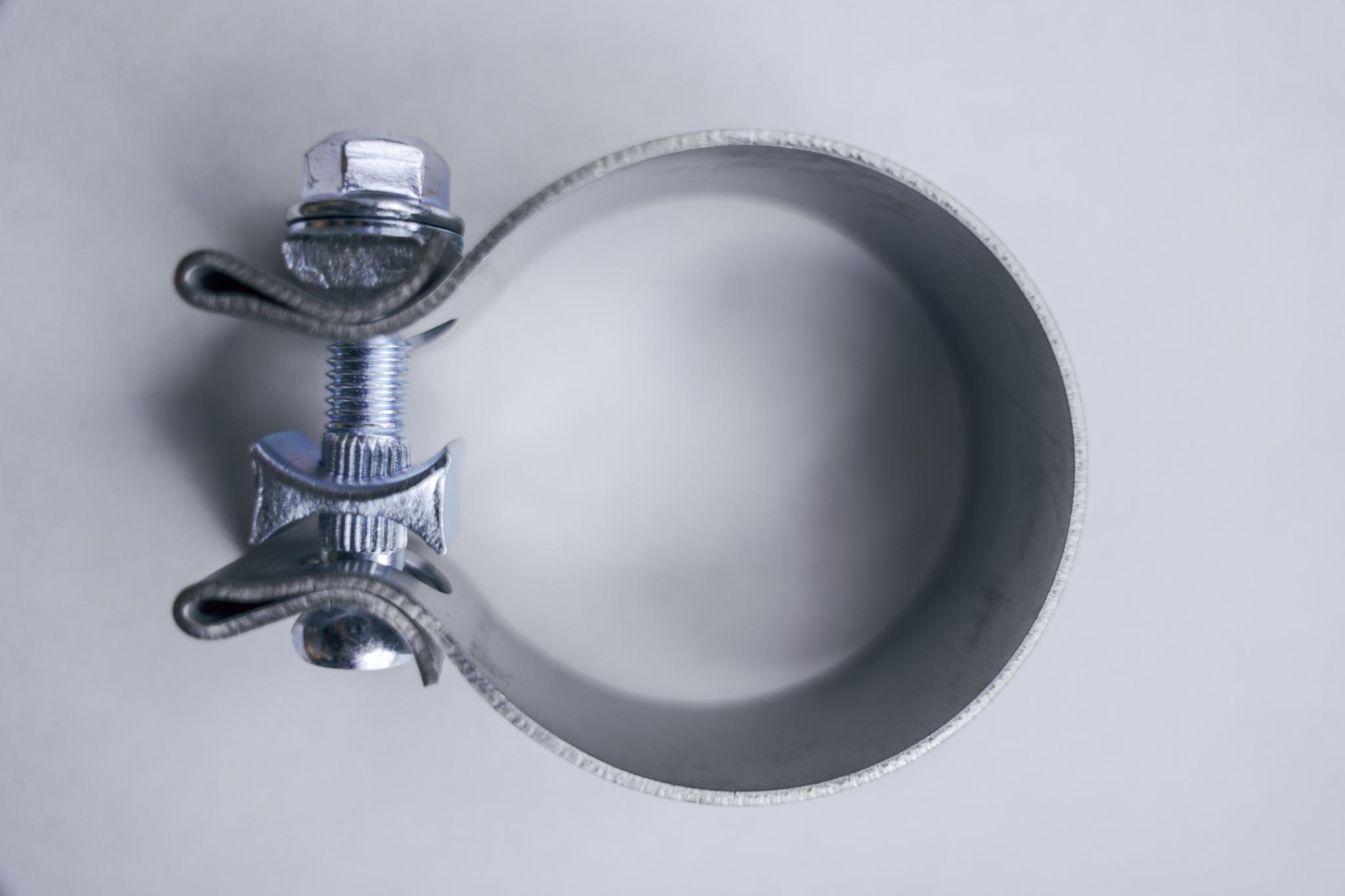 Kooks 2-1/2" Stainless Steel Band Clamp for Notched Slip Joint Connections. - JI-TAS250