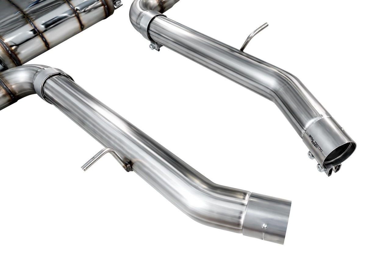 AWE SwitchPath Axleback Exhaust for BMW F97 X3M/F98 X4M - Chrome Silver Tips - 3025-42301