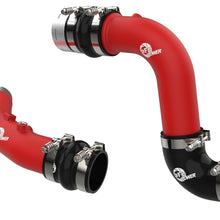 AFE BladeRunner 3 IN Aluminum Hot and Cold Charge Pipe Kit Red (2023-2024 F-250 Super Duty , F-350 Super Duty) - 46-20684-R