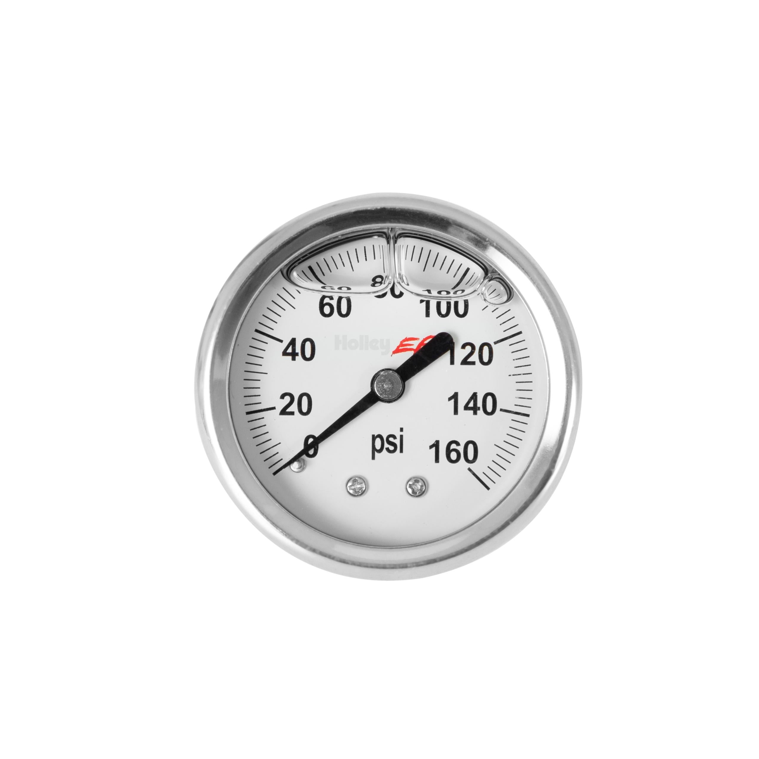 Holley Fuel Press Gauge, 160 Psi  - 26-506