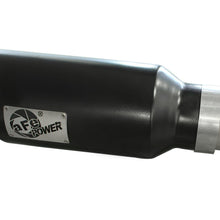 AFE Large Bore-HD 3 IN 409 Stainless Steel DPF-Back Exhaust System w/Black Tip (2014-2019 1500, 1500 Classic) - 49-42044-B