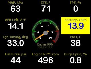 Holley Efi 553-108 Holley Efi 3.5 Touch Screen Lcd