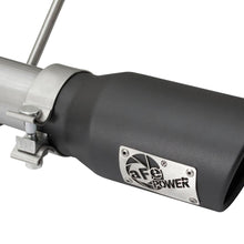 AFE Rebel Series 2-1/2 IN 409 Stainless Steel Cat-Back Exhaust System w/Black Tip - 49-48056-B