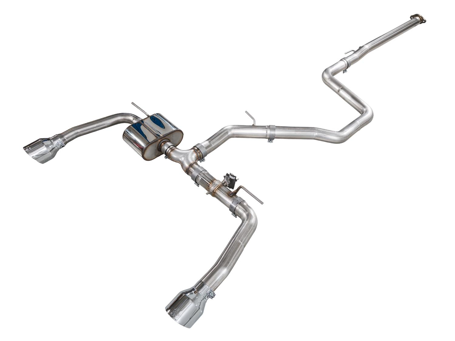 AWE SwitchPath™ Exhaust for Elantra N - Chrome Silver Tip (2022-2026 Elantra N) - 3025-32237