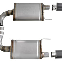 AFE 49-43105-C 2015-2017 Mustang GT 5.0L MACH Force-Xp 2-1/2" 409 Stainless Steel Axle-Back Exhaust System (Carbon Fiber Tips)