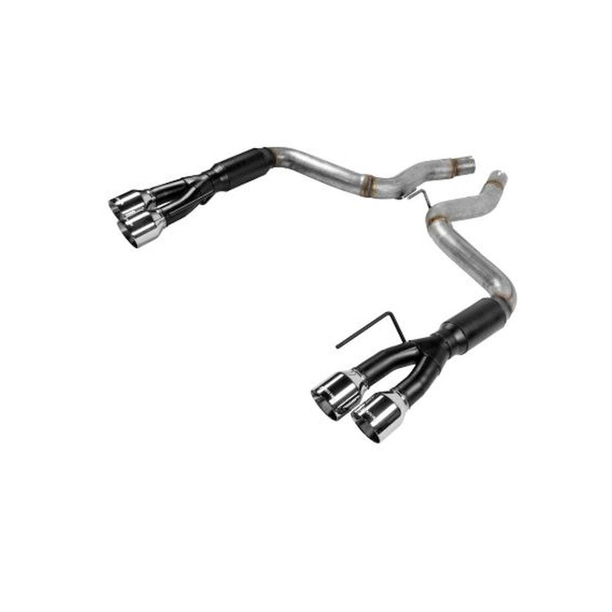 Flowmaster 3" Outlaw Axleback Exhaust System with 4" Polished Stainless Steel Tips (2018-2023 Mustang GT excl Active)
