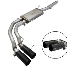 AFE Rebel Series 3 IN to 2-1/2 IN 409 Stainless Steel Cat-Back Exhaust w/Black Tip (2004-2008 F-150) - 49-43079-B