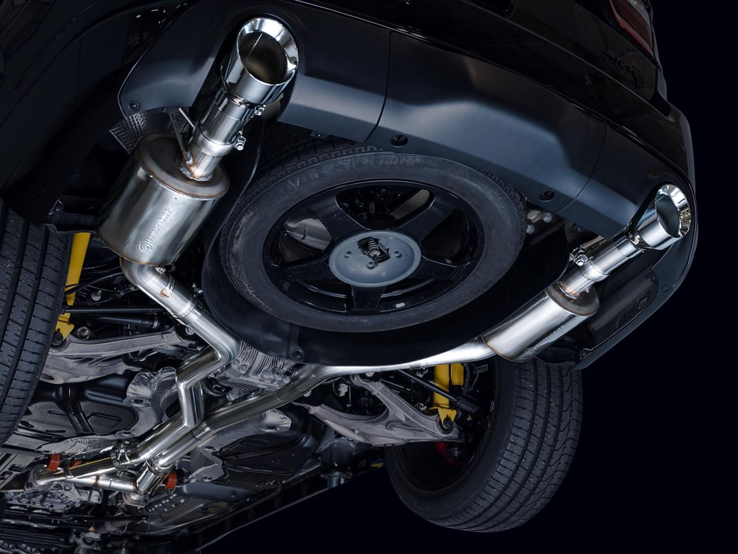 AWE Touring Edition Exhaust - Chrome Silver Tips (2018-2023 Dodge Durango 6.4L / 6.2L SC) - 3015-32952