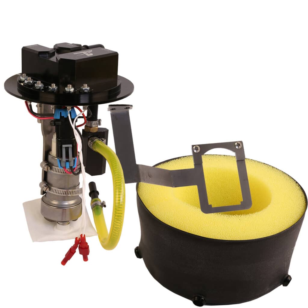 Aeromotive Phantom Series: 2020-2022 Jeep Gladiator Direct Drop-In - 525 LPH with Apex Jet-Siphon, Baffle Check Valves, OEM vent connection.  Return style or Returnless PWM capability. - 18078
