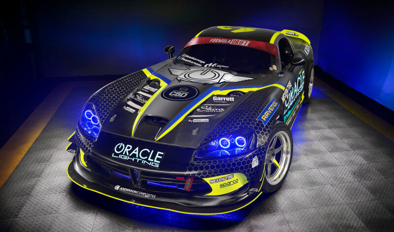 Oracle 03-09 Dodge Viper SRT-10 LED Headlight Halo Kit - Red