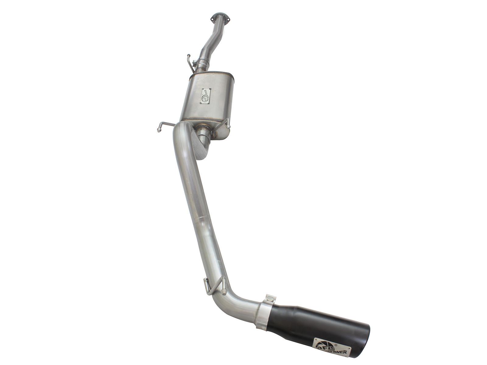 AFE MACH Force-Xp 2-1/2in 409 Stainless Steel Cat-Back Exhaust System w/Black Tip (2013-2015 Tacoma) - 49-46024-B