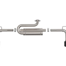 AFE Takeda 2-1/2 IN 304 Stainless Steel Axle-Back Exhaust w/ Black Tip (2023-2025 CX-50) - 49-37036-B