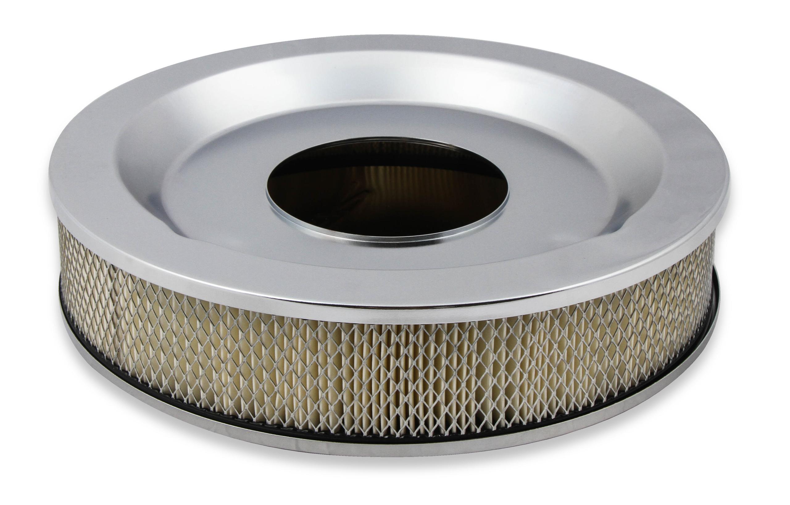 Holley Sniper Efi Air Clnr 14X4 Chrome  - 120-540