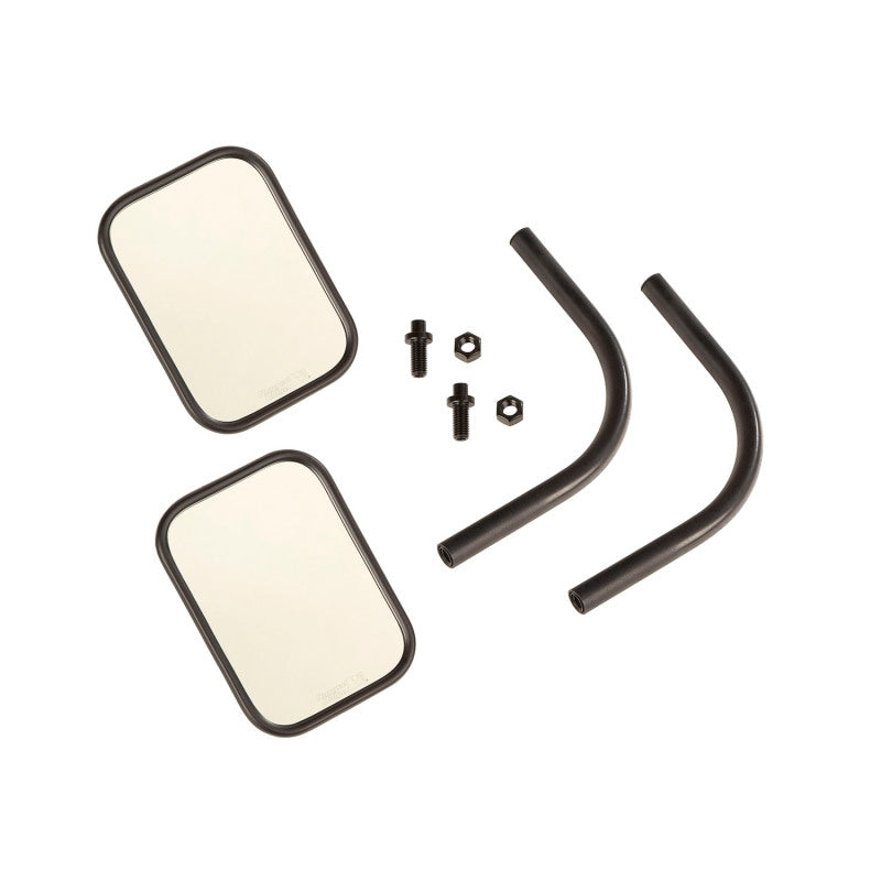 Rugged Ridge Trail Mirror Kit Rectangular Pair; 18-21 Wrangler / Gladiator - 11025.26