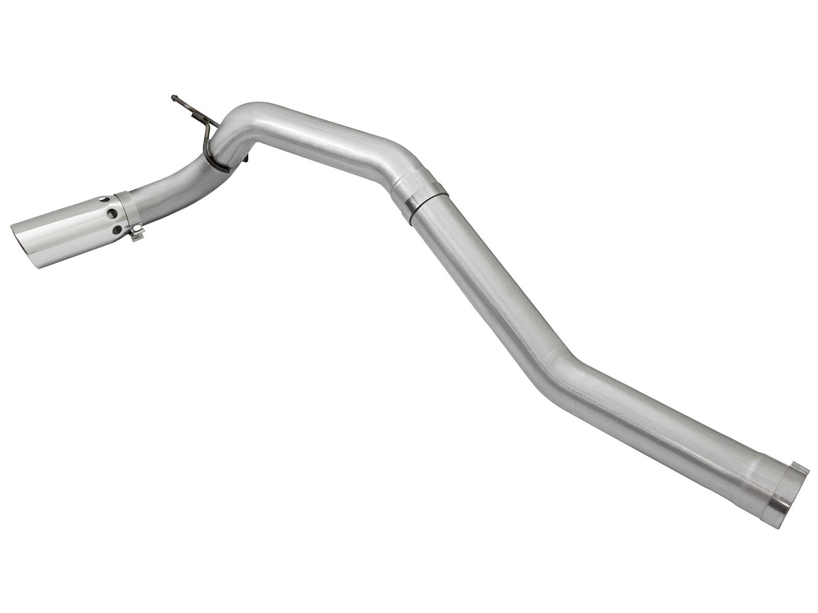 AFE Large Bore-HD 4 IN DPF-Back Stainless Steel Exhaust System w/Polished Tip (2016-2019 Titan XD) - 49-46113-P