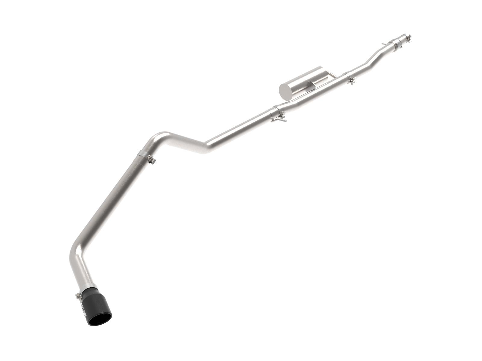 AFE Apollo GT Series 3 IN 409 Stainless Steel Cat-Back Exhaust System w/ Black Tip (Ford Ranger 19-20 L4-2.3L (t)) - 49-43118-B
