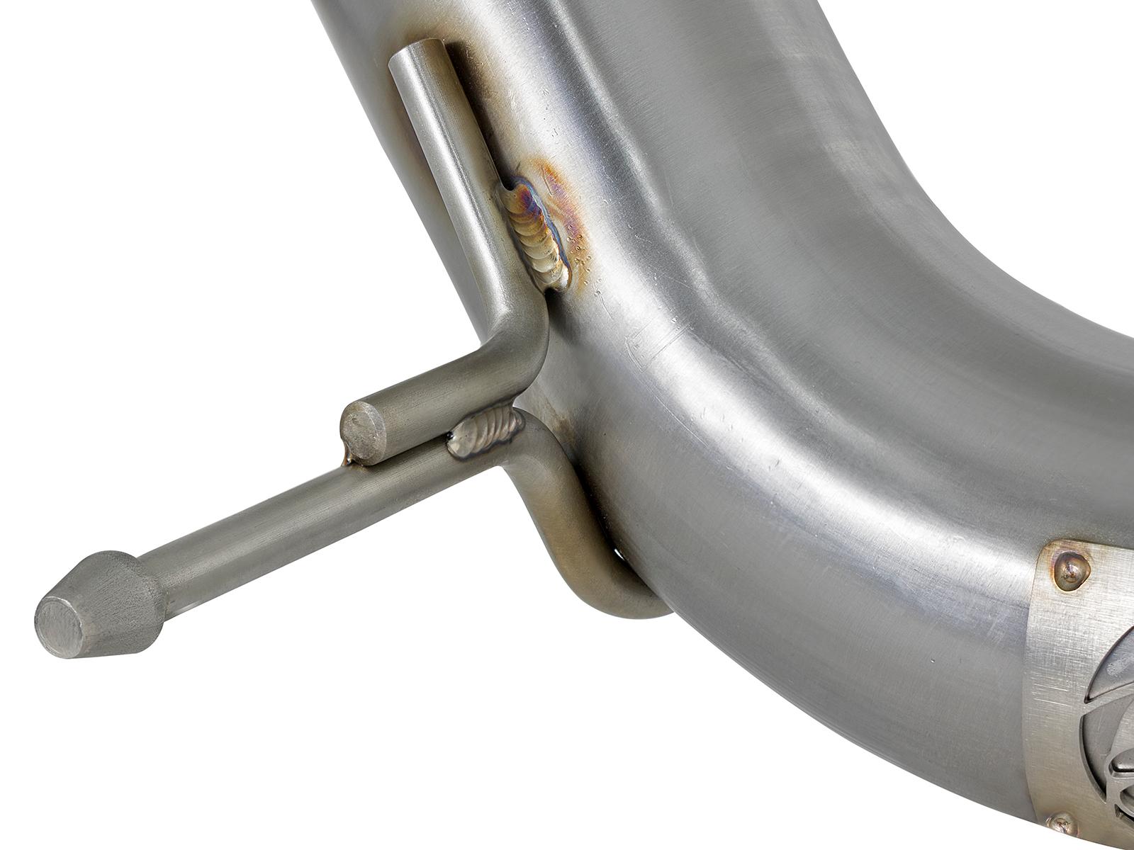AFE Takeda 3 IN 304 Stainless Steel Mid-Pipe (Honda Civic Type R 17-21 L4-2.0L (t)) - 49-36617
