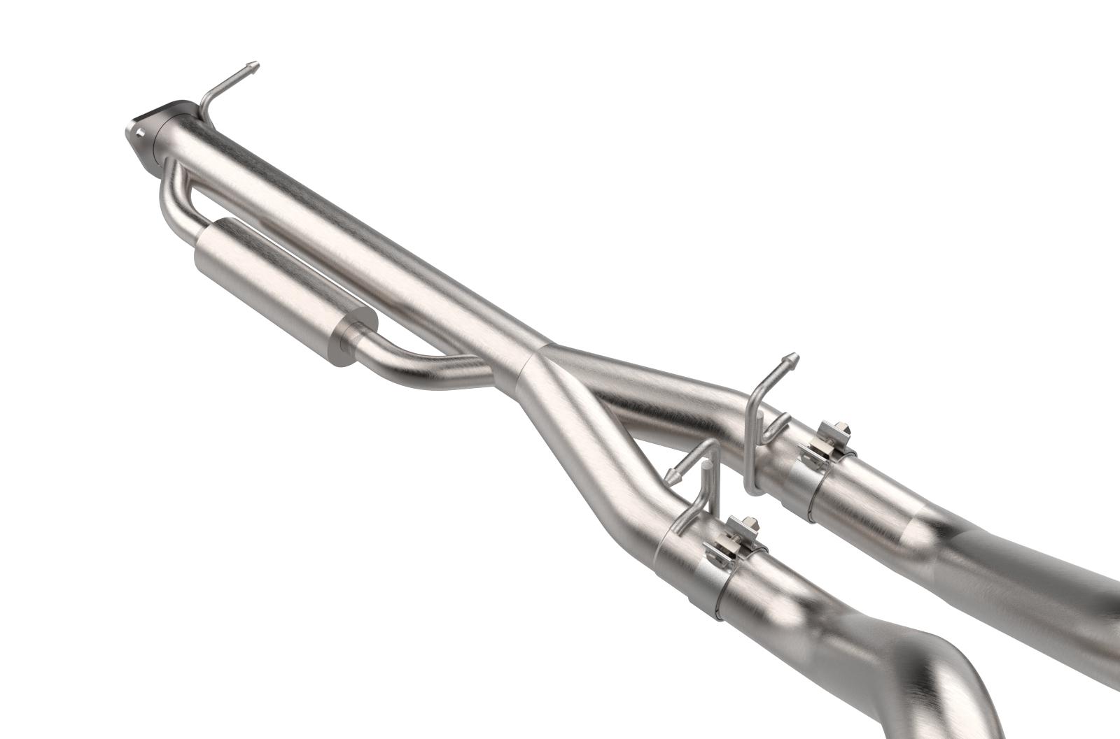 AFE Vulcan Series 3 IN to 3-1/2 IN Stainless Steel Cat-Back Exhaust System Polishe (2021-2025 F-150 Raptor) - 49-33151-P