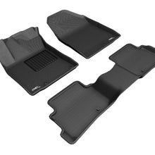 3D MAXpider 2019-2019 Hyundai Ioniq Electric Kagu 1st & 2nd Row Floormats - Black
