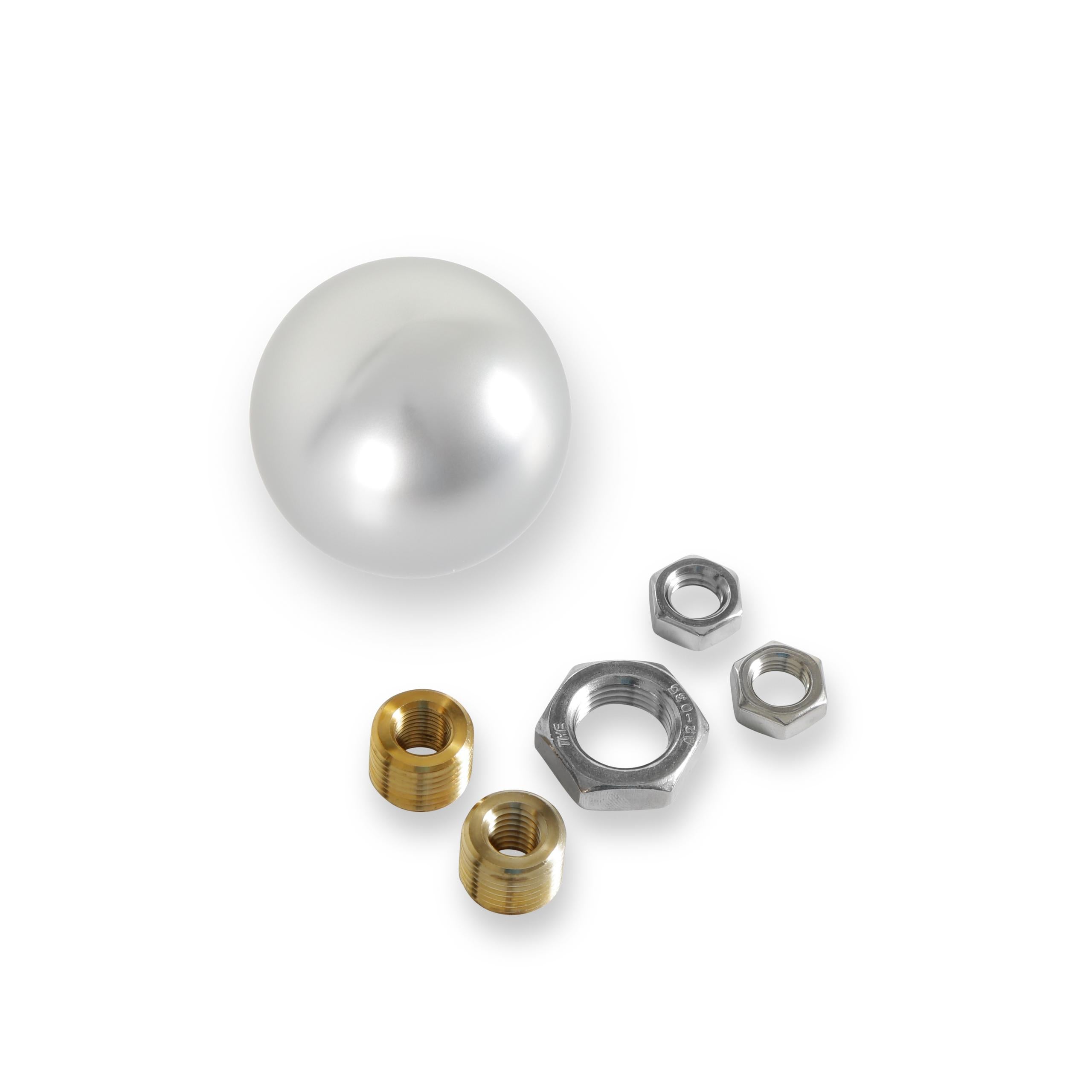 HURST Billet Shift Knob - No Shift Pattern - Silver - 163002HST